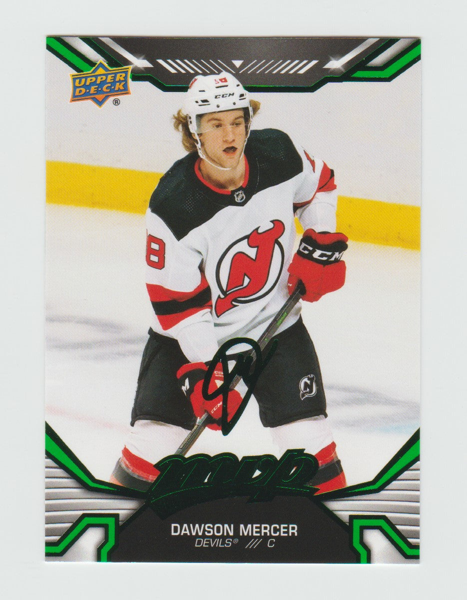 2022-23 Upper Deck MVP Green Script #141 Dawson Mercer