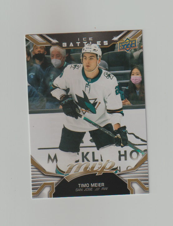 2022-23 Upper Deck MVP Ice Battles Gold #108 Timo Meier