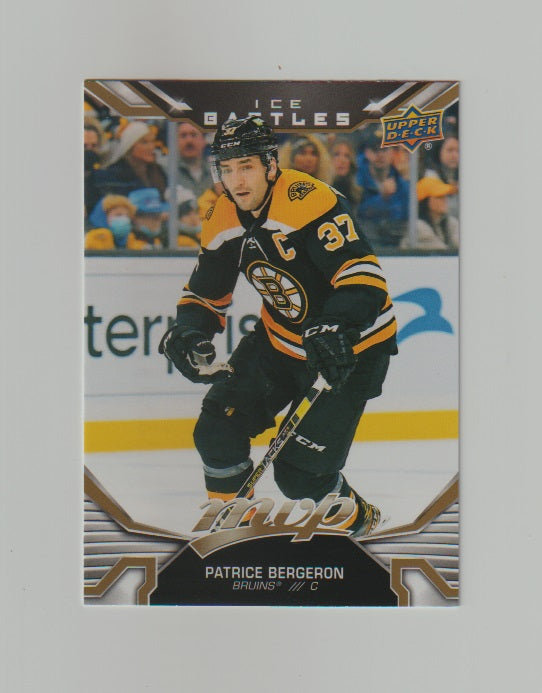 2022-23 Upper Deck MVP Ice Battles Gold #109 Patrice Bergeron