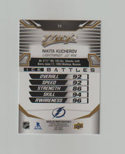 Load image into Gallery viewer, 2022-23 Upper Deck MVP Ice Battles Gold #11 Nikita Kucherov
