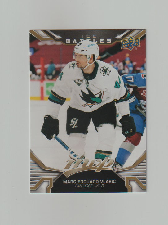 2022-23 Upper Deck MVP Ice Battles Gold #126 Marc-Edouard Vlasic