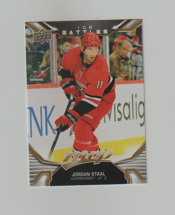 2022-23 Upper Deck MVP Ice Battles Gold #136 Jordan Staal