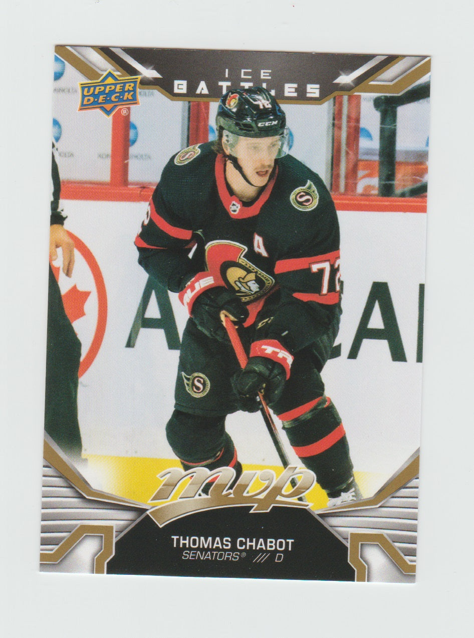 2022-23 Upper Deck MVP Ice Battles Gold #163 Thomas Chabot