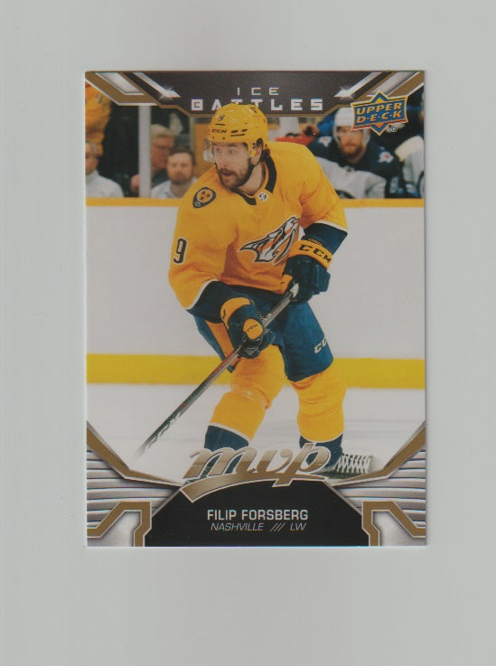 2022-23 Upper Deck MVP Ice Battles Gold #183 Filip Forsberg