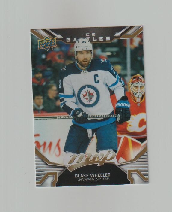 2022-23 Upper Deck MVP Ice Battles Gold #186 Blake Wheeler