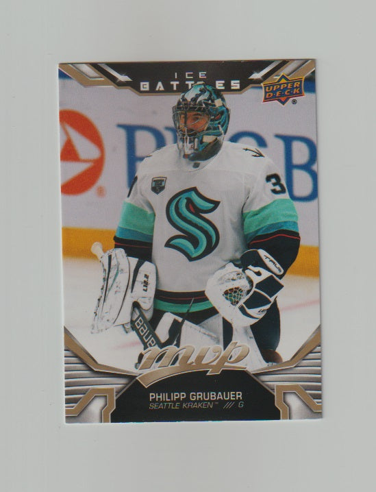 2022-23 Upper Deck MVP Ice Battles Gold #201 Philipp Grubauer