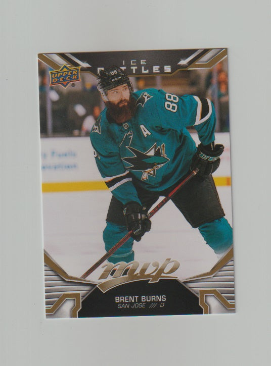 2022-23 Upper Deck MVP Ice Battles Gold #20 Brent Burns