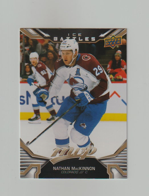 2022-23 Upper Deck MVP Ice Battles Gold #216 Nathan MacKinnon