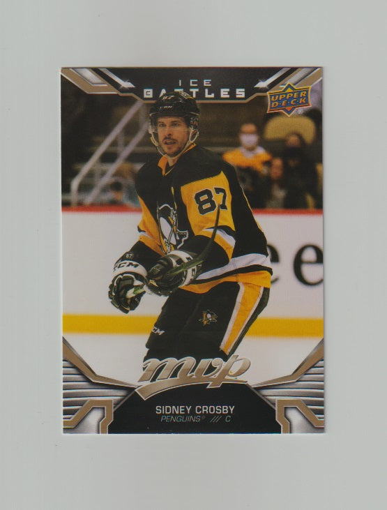 2022-23 Upper Deck MVP Ice Battles Gold #218 Sidney Crosby