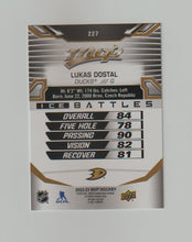 Load image into Gallery viewer, 2022-23 Upper Deck MVP Ice Battles Gold #227 Lukas Dostal
