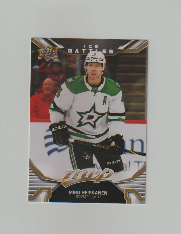 2022-23 Upper Deck MVP Ice Battles Gold #23 Miro Heiskanen