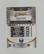 Load image into Gallery viewer, 2022-23 Upper Deck MVP Ice Battles Gold #243 Owen Power
