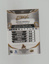 Load image into Gallery viewer, 2022-23 Upper Deck MVP Ice Battles Gold #248 Matias Maccelli
