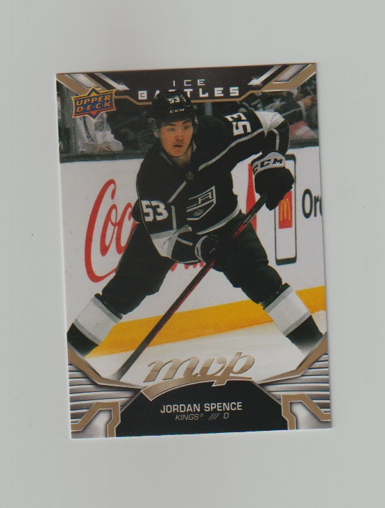 2022-23 Upper Deck MVP Ice Battles Gold #249 Jordan Spence