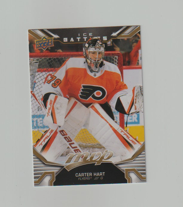 2022-23 Upper Deck MVP Ice Battles Gold #31 Carter Hart