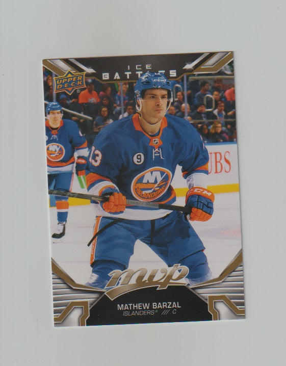 2022-23 Upper Deck MVP Ice Battles Gold #32 Mathew Barzal