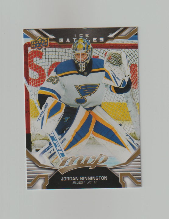 2022-23 Upper Deck MVP Ice Battles Gold #35 Jordan Binnington