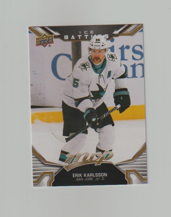 2022-23 Upper Deck MVP Ice Battles Gold #36 Erik Karlsson