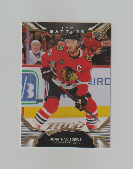 2022-23 Upper Deck MVP Ice Battles Gold #6 Jonathan Toews