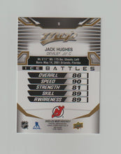 Load image into Gallery viewer, 2022-23 Upper Deck MVP Ice Battles Gold #9 Jack Hughes
