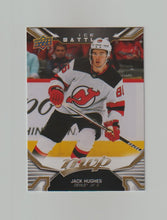 Load image into Gallery viewer, 2022-23 Upper Deck MVP Ice Battles Gold #9 Jack Hughes
