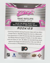 Load image into Gallery viewer, 2022-23 Upper Deck MVP Magenta #223 Isaac Ratcliffe
