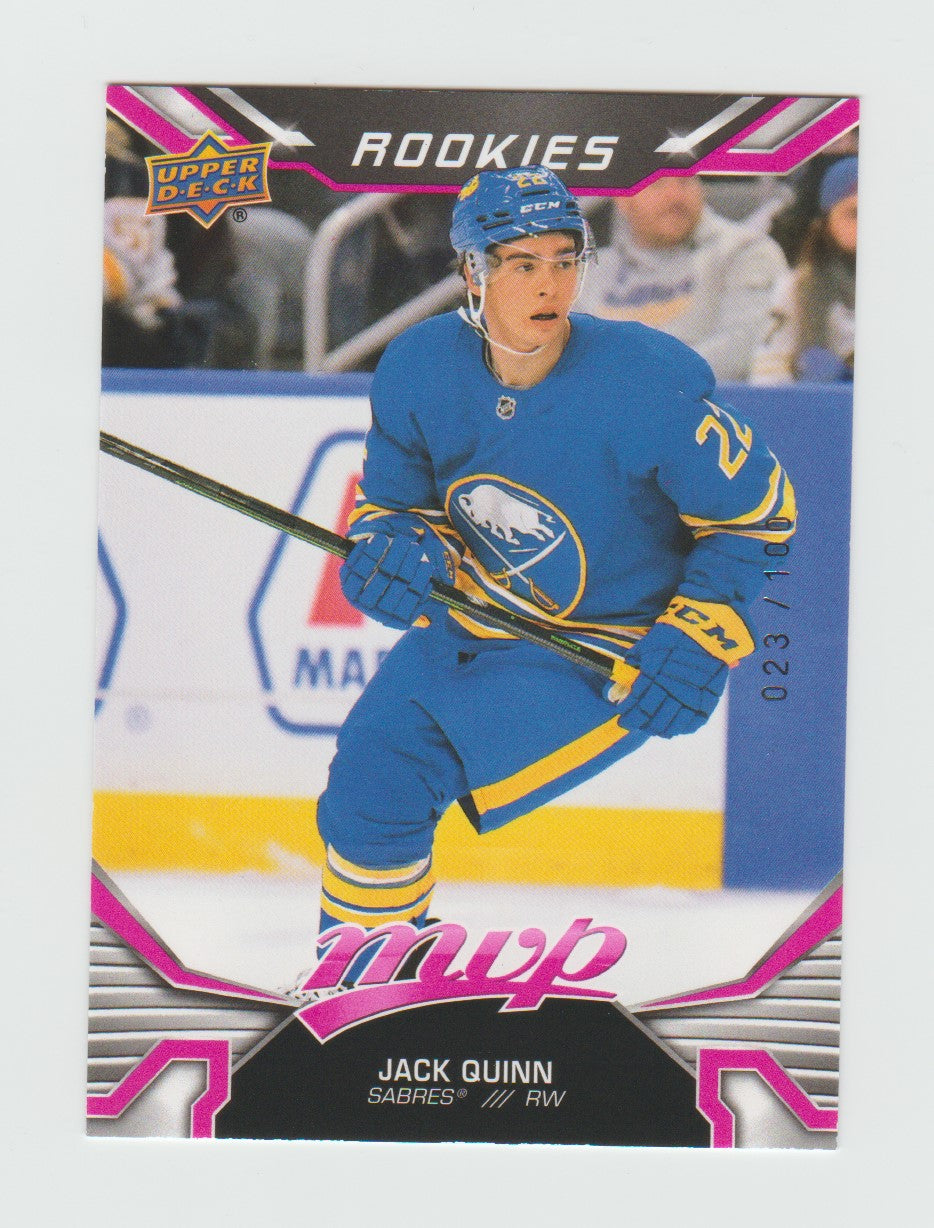 2022-23 Upper Deck MVP Magenta #228 Jack Quinn