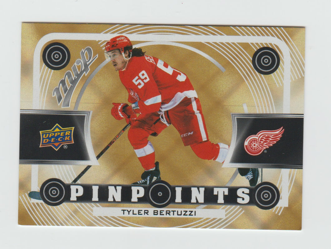 2022-23 Upper Deck MVP Pinpoints Gold #PP-13 Tyler Bertuzzi