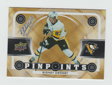 Load image into Gallery viewer, 2022-23 Upper Deck MVP Pinpoints Gold #PP-2 Sidney Crosby
