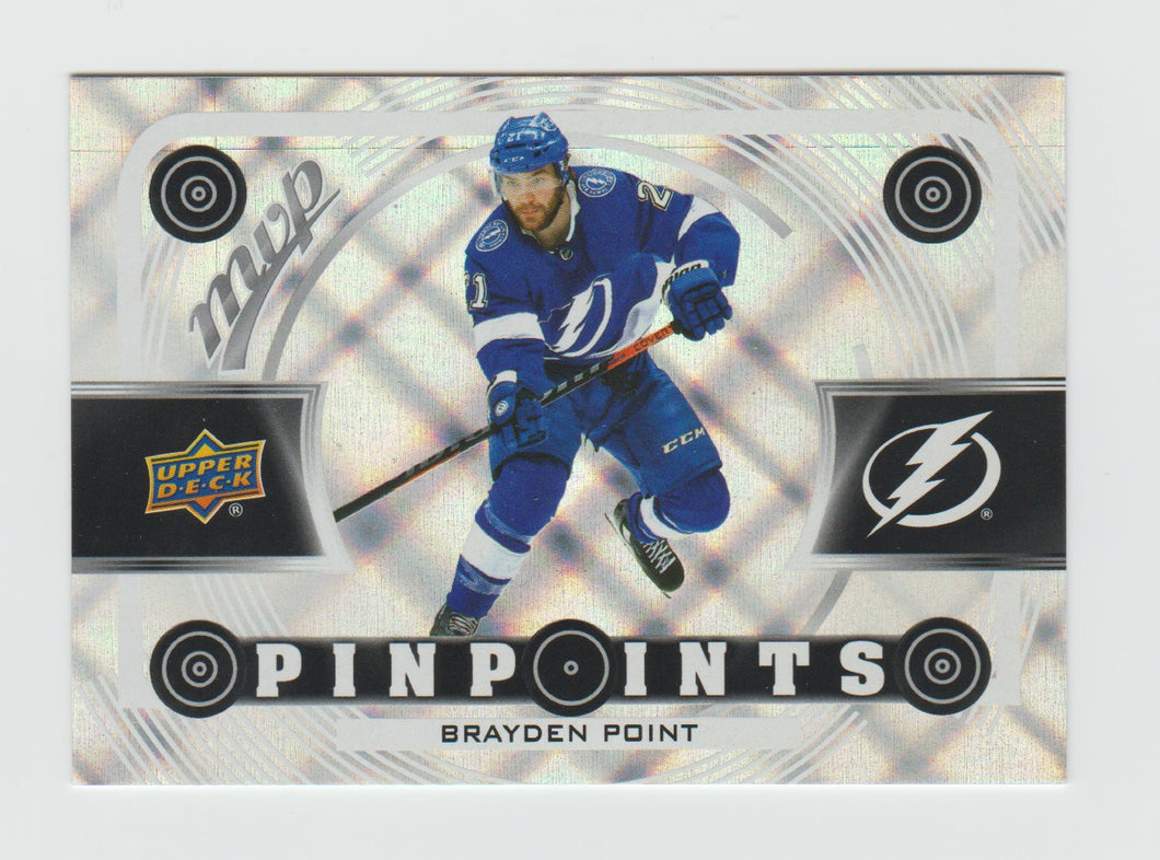 2022-23 Upper Deck MVP Pinpoints #PP-17 Brayden Point