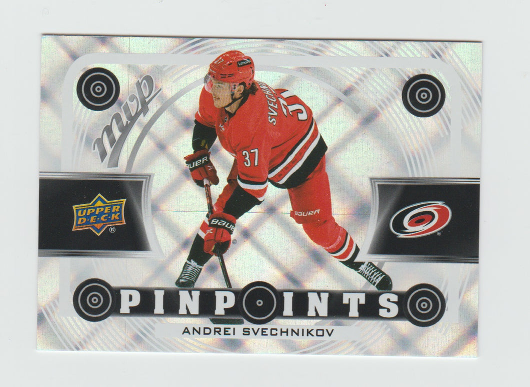 2022-23 Upper Deck MVP Pinpoints #PP-23 Andrei Svechnikov