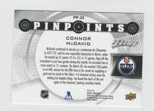 Load image into Gallery viewer, 2022-23 Upper Deck MVP Pinpoints #PP-25 Connor McDavid
