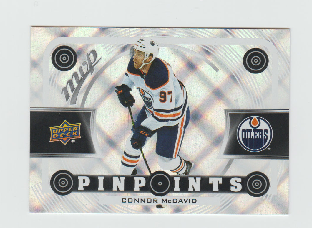 2022-23 Upper Deck MVP Pinpoints #PP-25 Connor McDavid