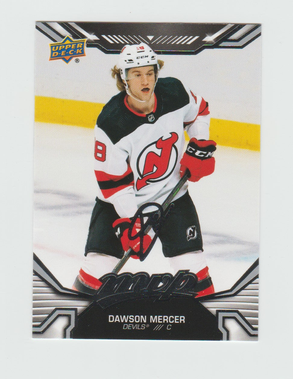 2022-23 Upper Deck MVP Silver Script #141 Dawson Mercer