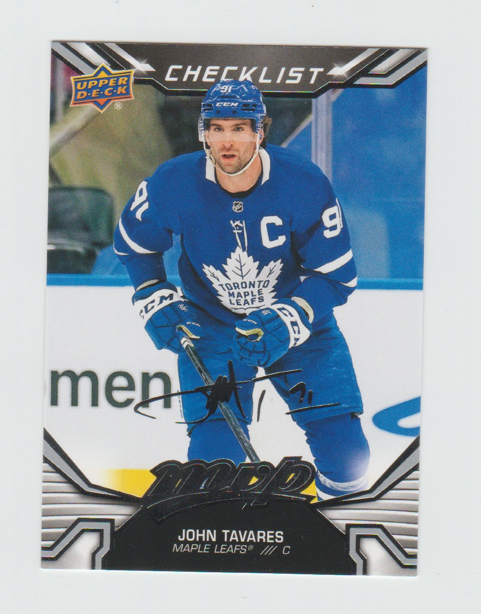 2022-23 Upper Deck MVP Silver Script #200 John Tavares