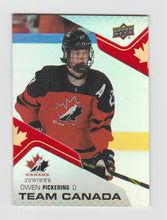 Load image into Gallery viewer, 2022-23 Upper Deck Team Canada Juniors Team Canada Acetates #CA-16 Owen Pickering
