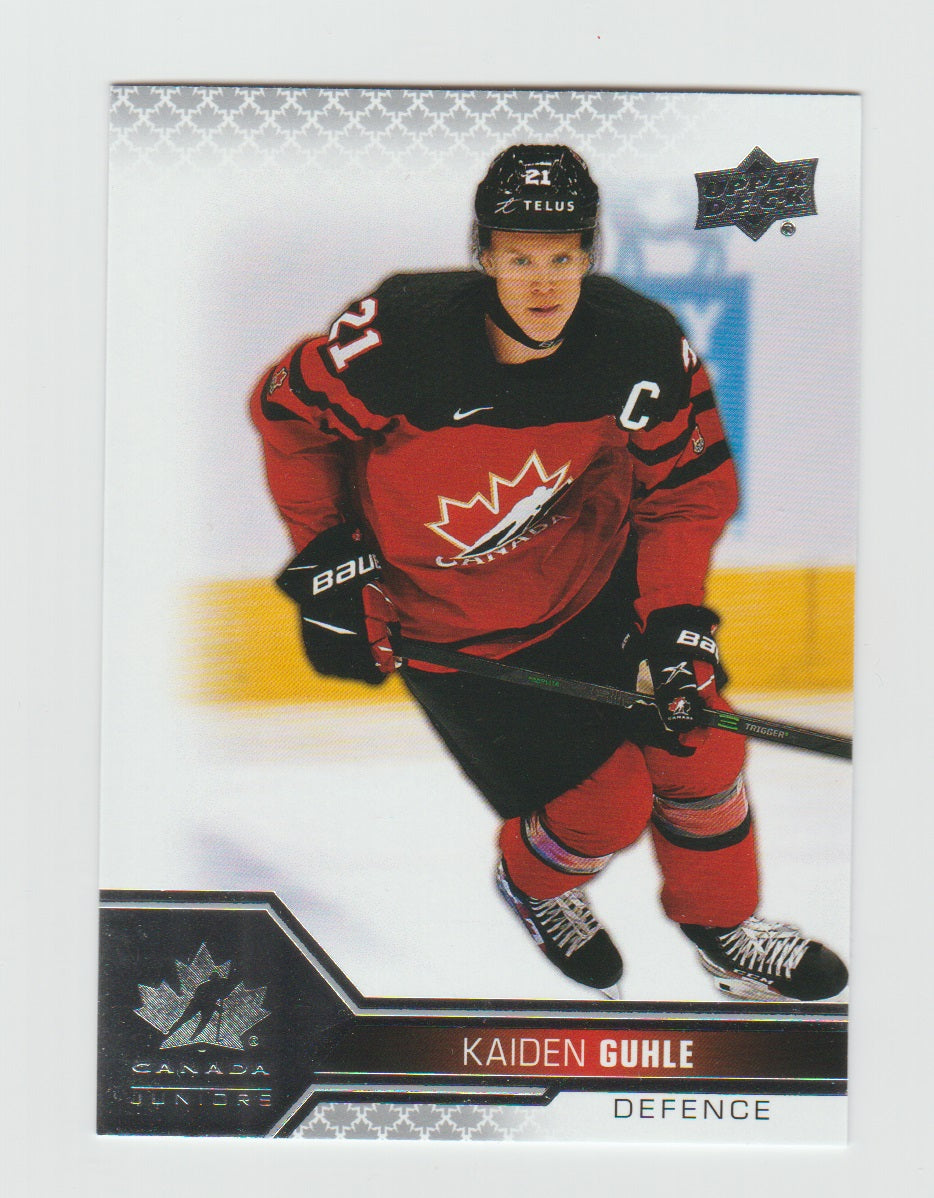 2022-23 Upper Deck Team Canada Juniors #13 Kaiden Guhle