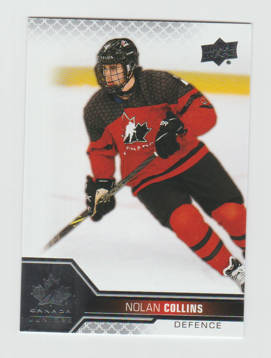 2022-23 Upper Deck Team Canada Juniors #31 Nolan Collins