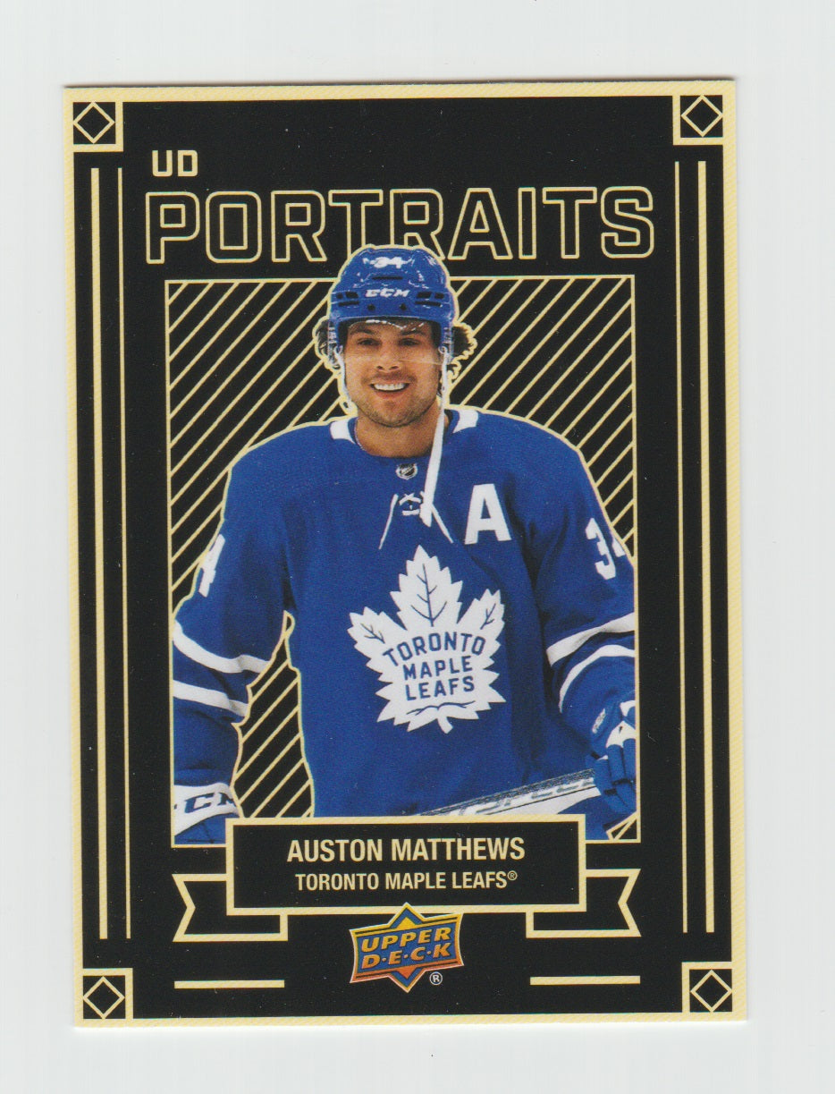 2022-23 Upper Deck UD Portraits #P-17 Auston Matthews