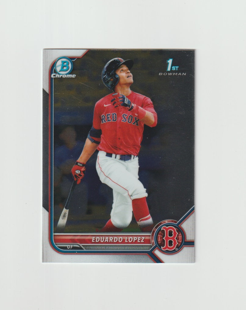 2022 Bowman Chrome Prospects #BCP-134 Eduardo Lopez