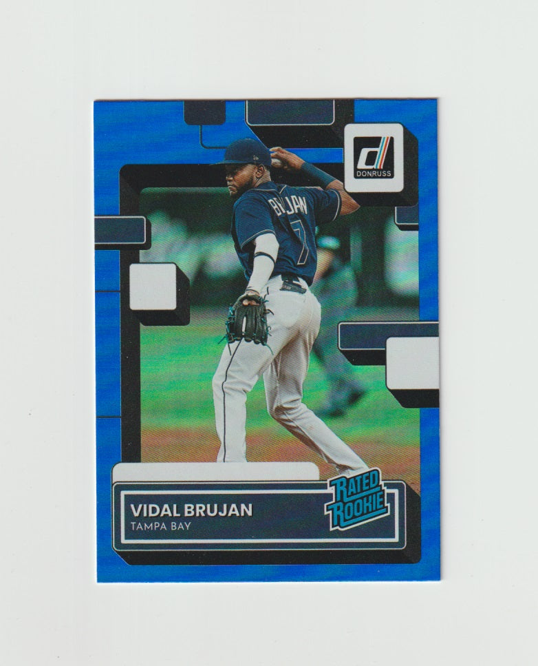 2022 Donruss Holo Blue #38 Vidal Brujan