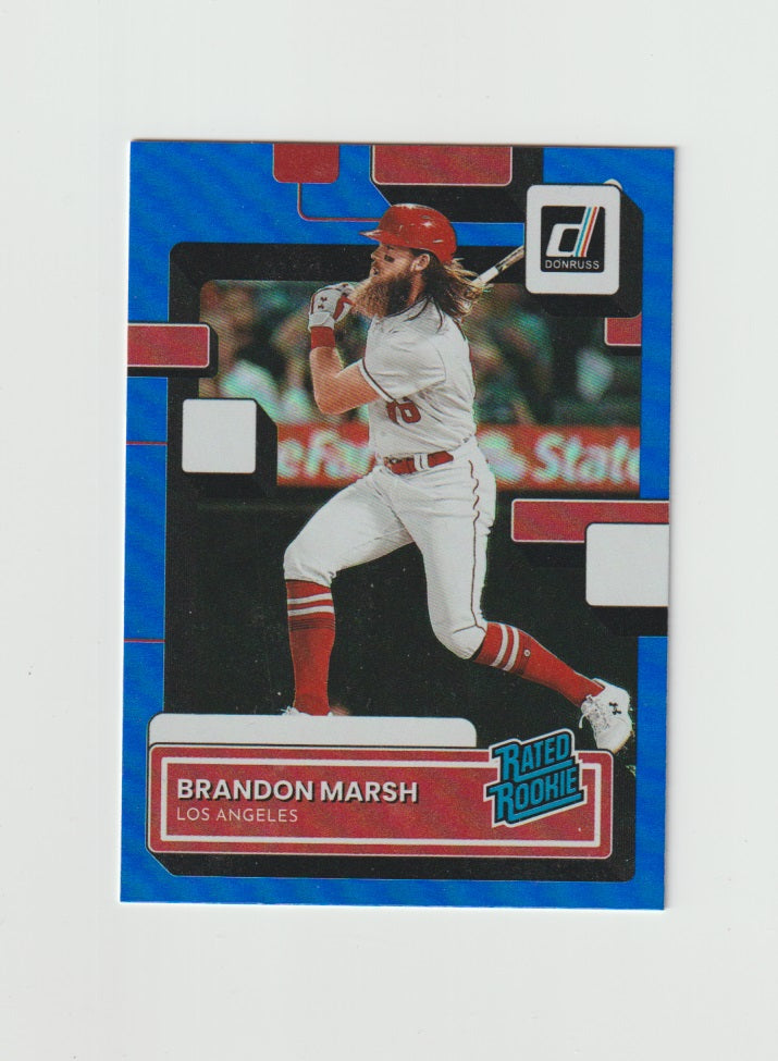 2022 Donruss Holo Blue #41 Brandon Marsh