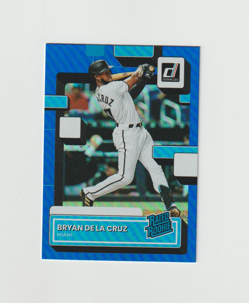 2022 Donruss Holo Blue #53 Bryan De La Cruz