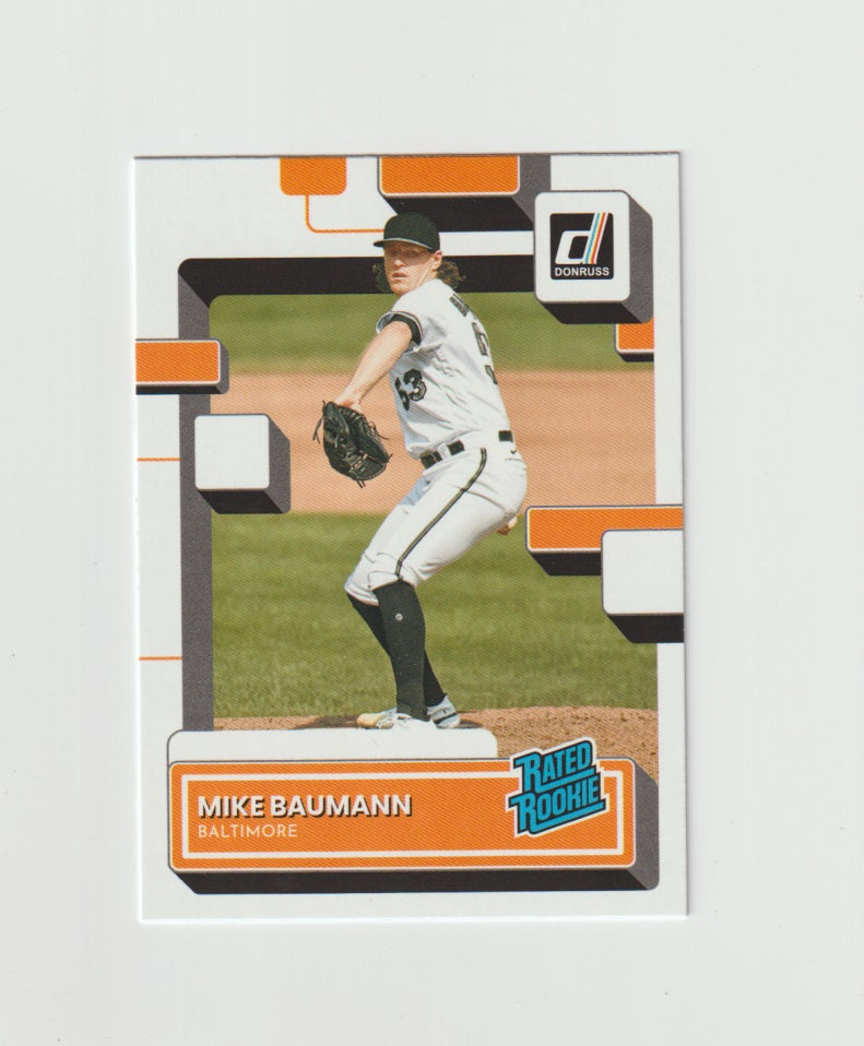 2022 Donruss Rated Rookie #57 Mike Baumann