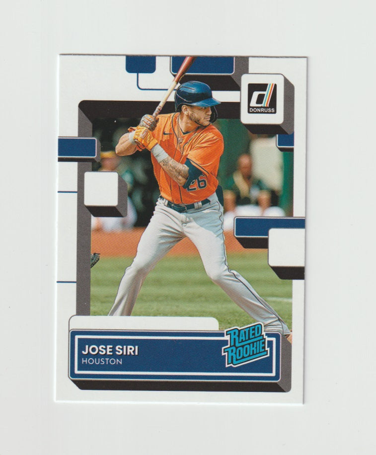 2022 Donruss Rated Rookie #62 Jose Siri