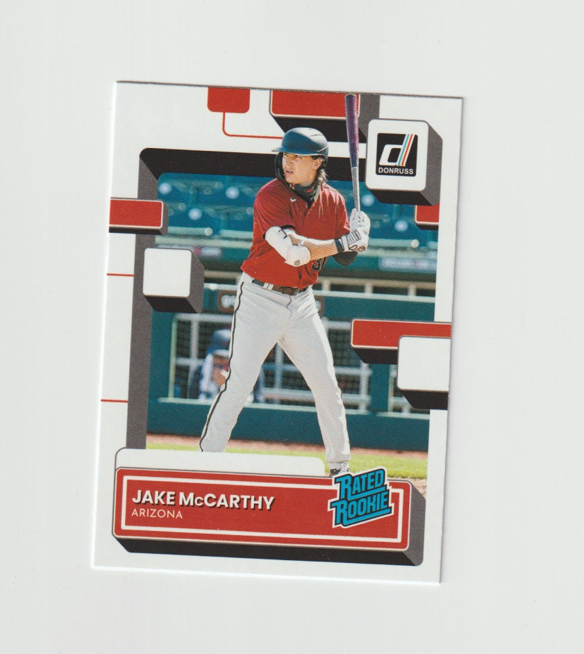 2022 Donruss Rated Rookie #73 Jake McCarthy