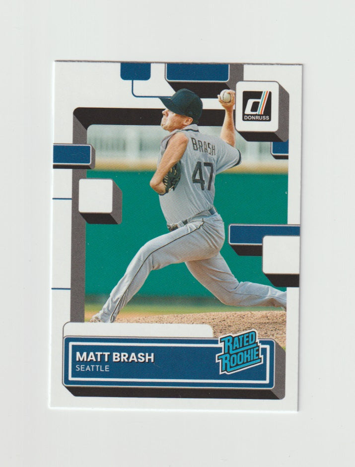 2022 Donruss Rated Rookie #77 Matt Brash