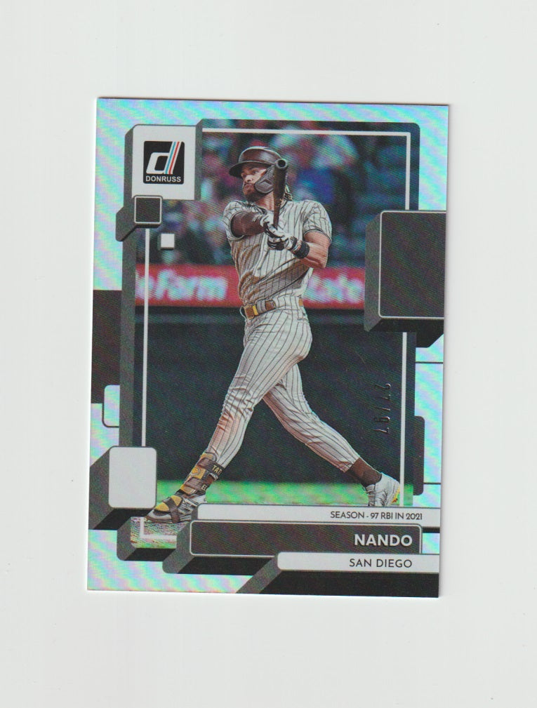 2022 Donruss Variations Stat Line Season #82 Fernando Tatis Jr