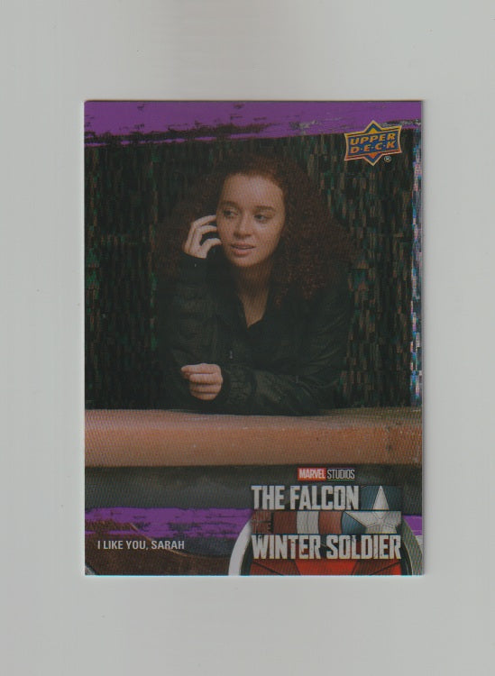 2022 Falcon and the Winter Soldier Zemo Purple #50 I Like You Sarah
