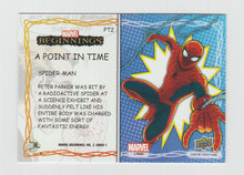 Load image into Gallery viewer, 2022 Marvel Beginnings: Vol 2: Series 1 A Point in Time #PT2 Spider-Man
